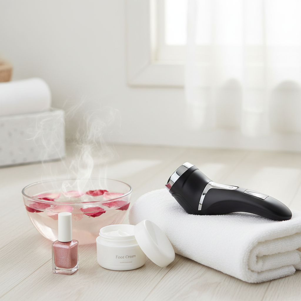 Callus Remover Spa Setup