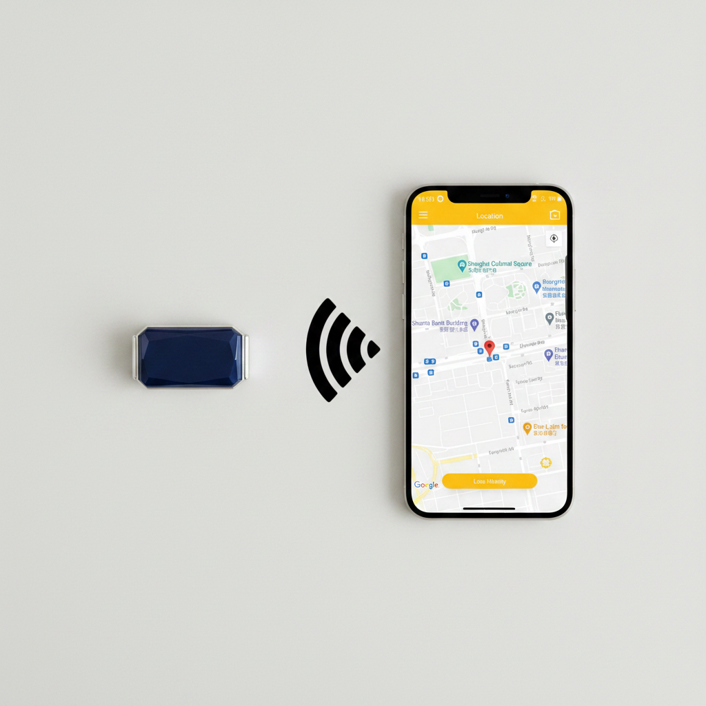 GPS Phone Flatlay