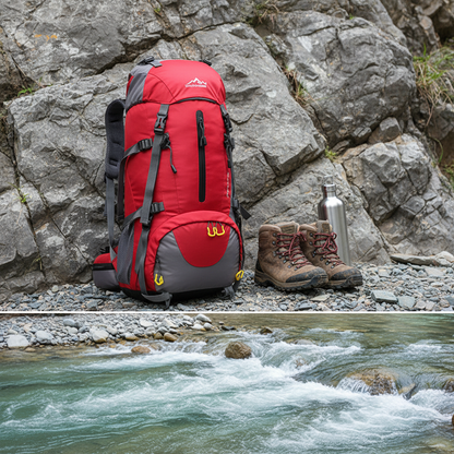 Backpack River Cliff