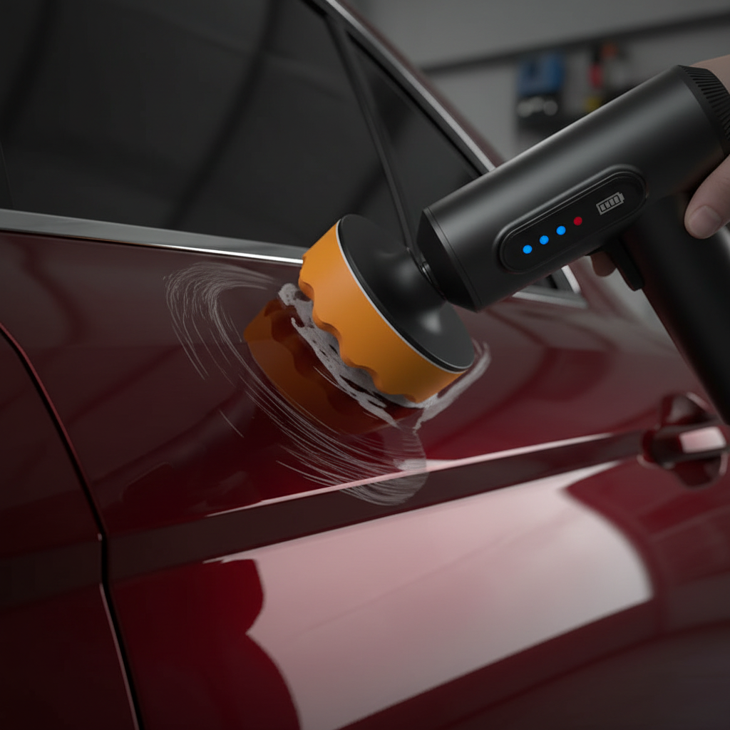 Car Polisher Close-up