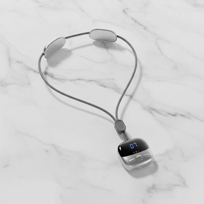 EMS Neck Massager Flat Lay