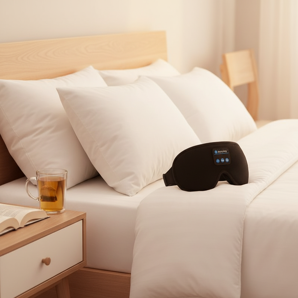 Eye Mask on Bed