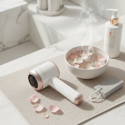 Foot Grinder Spa Setup