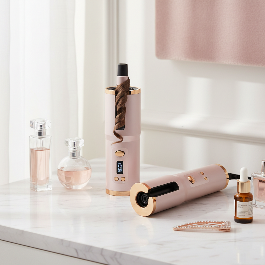 Hair Curler Flat Lay