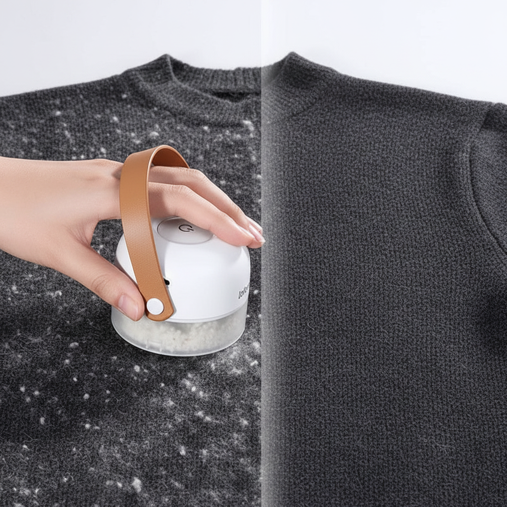 Hairball Trimmer On Sweater