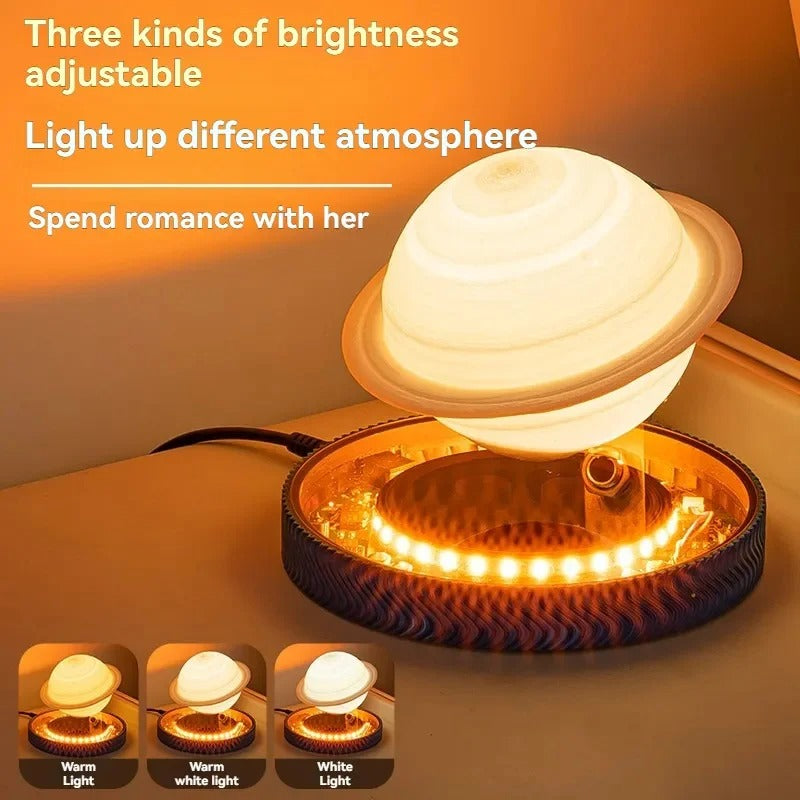 Levitating Saturn Lamp