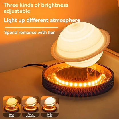 Levitating Saturn Lamp