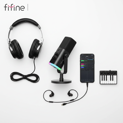 Microphone Flat Lay