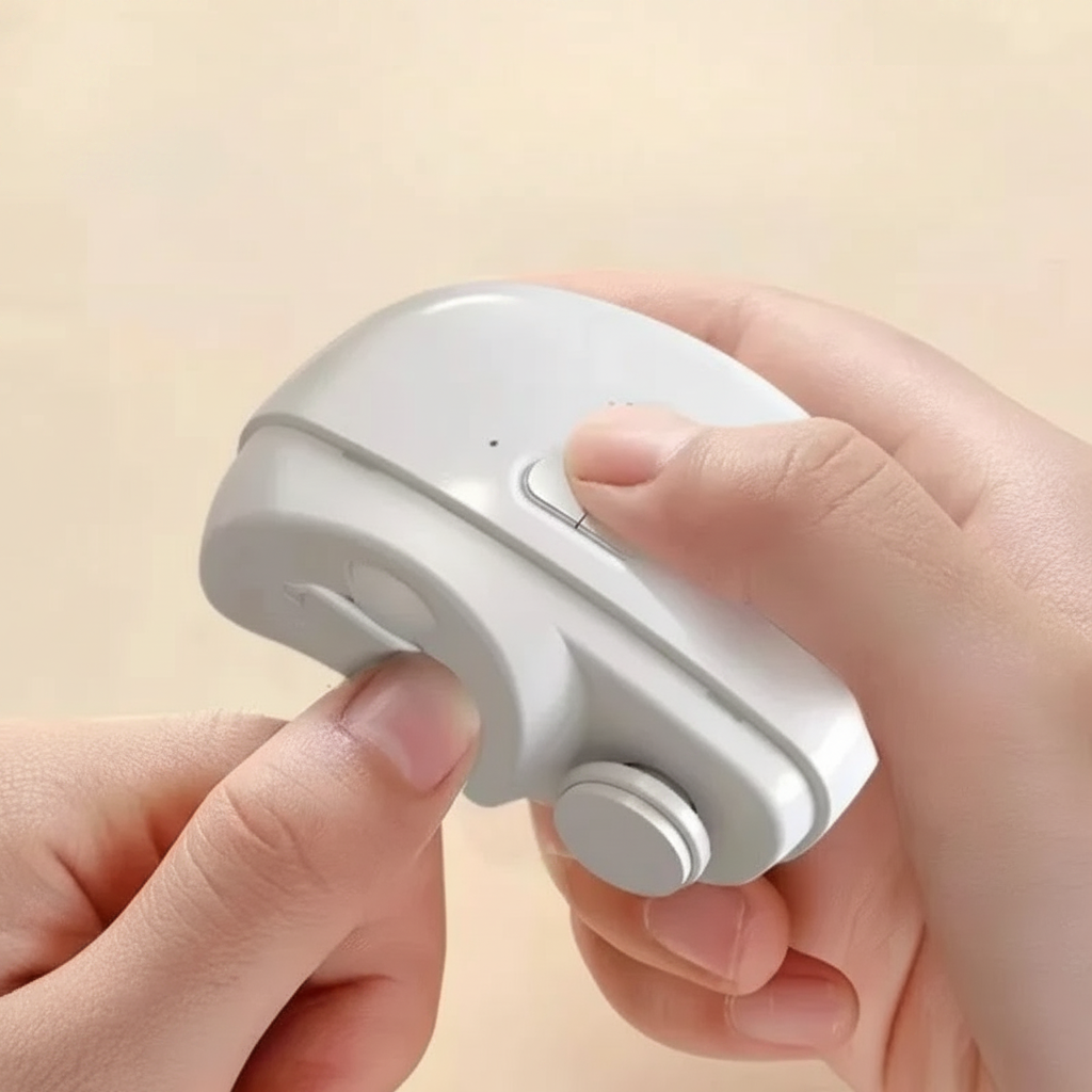 Nail Clipper In Use