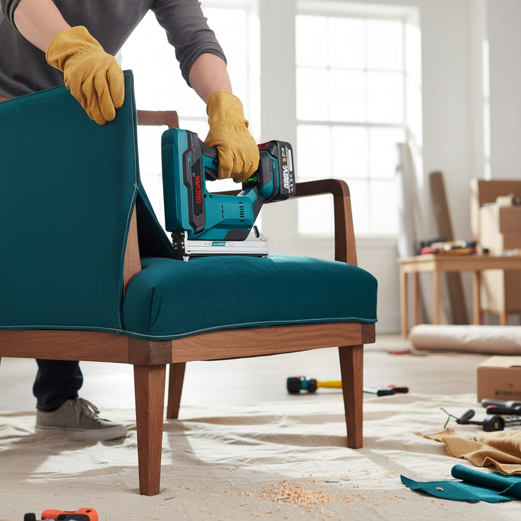 Nail Gun Upholstery