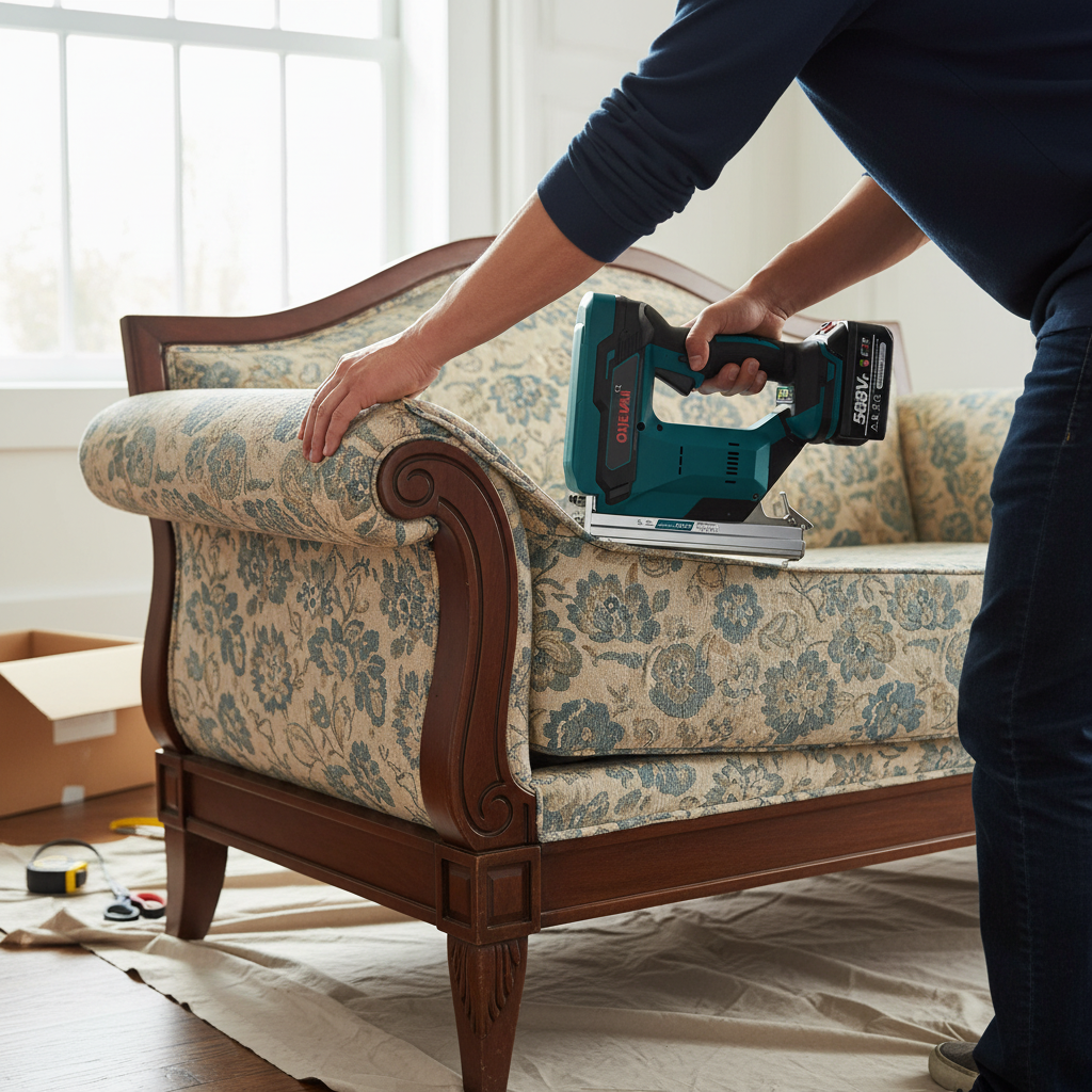 Nail Gun Upholstery