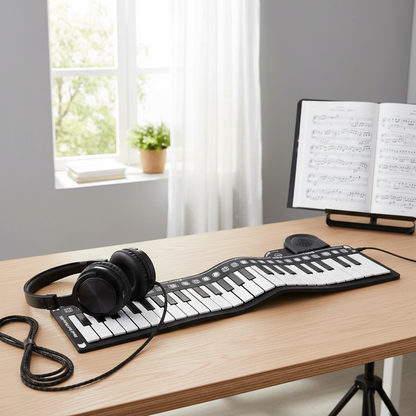 Piano Desk Setup
