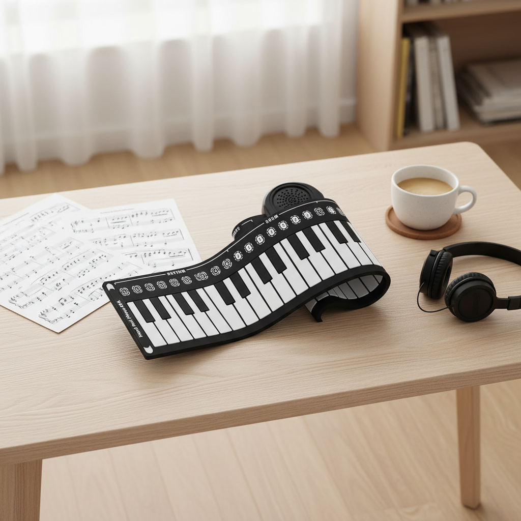 Piano Flat Lay