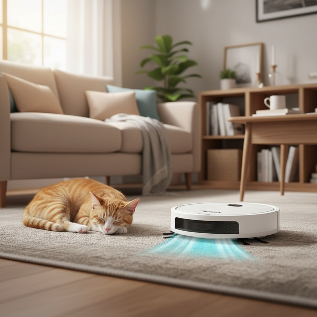 Robot Vacuum Cat