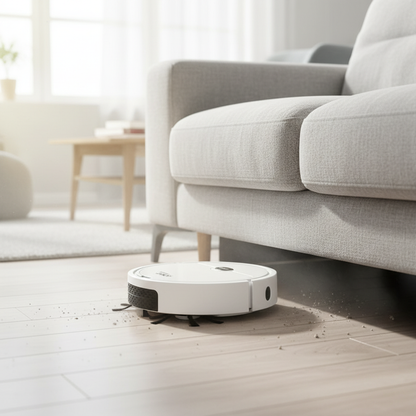 Robot Vacuum Under Sofa