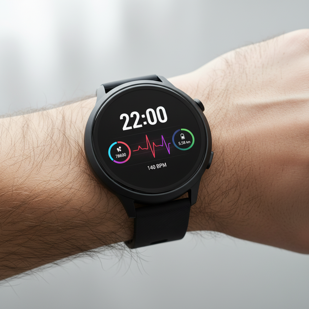 Smartwatch Wrist Close-up