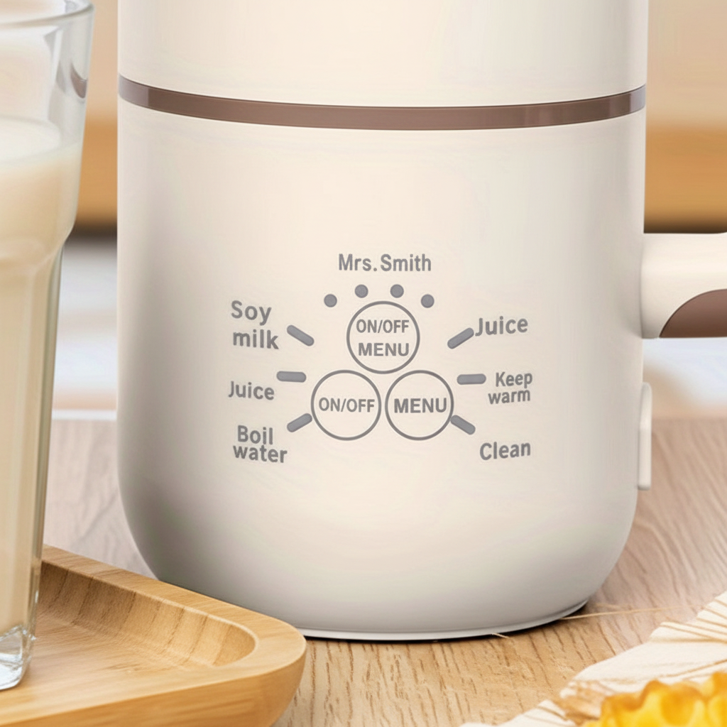 Soy Milk Maker Controls