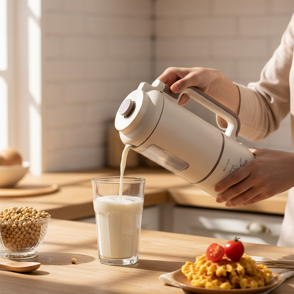 Soy Milk Maker Pouring