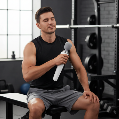 Wand Massager Shoulder Workout
